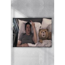Postermanya Ayı Teddy Eğlenceli Mizahi Poster  40 x 60 cm