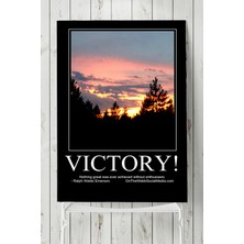 Postermanya Victory-Zafer Motivasyon Posteri  40 x 60 cm