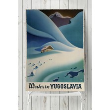 Postermanya Yugoslavya Vintage Poster  40 x 60 cm