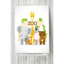 Postermanya Zoo Çocuk Odası Poster  40 x 60 cm