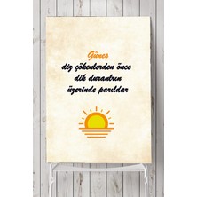 Postermanya Güneş Motivasyon Poster  40 x 60 cm