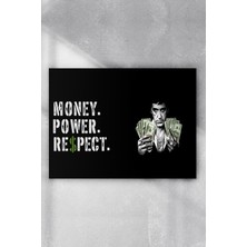 Postermanya Money Power Respect Motivasyon Poster  40 x 60 cm