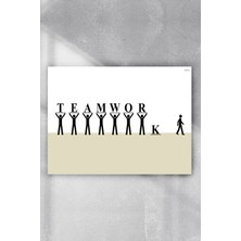 Postermanya Takım Çalışması Eğlenceli Mizahi Poster  40 x 60 cm