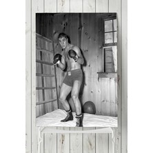Postermanya Rocky Marciano Dövüş Posteri  40 x 60 cm