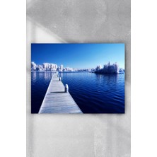 Postermanya Kış Kar Manzara Poster  40 x 60 cm