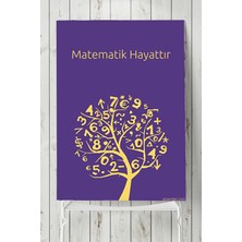 Postermanya Matematik Hayattır Eğitim Posteri  40 x 60 cm