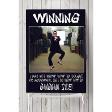Postermanya Gangnam Style Eğlenceli Mizahi Poster  40 x 60 cm