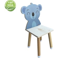 Odun Concept Doğal Ahşap Çocuk Aktivite Sandalyesi  Koala