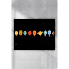 Postermanya Gezegenler Eğlenceli Mizahi Poster  40 x 60 cm