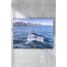 Postermanya İzlanda Balina Manzara Poster  40 x 60 cm