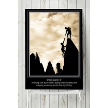 Postermanya Integrity Motivasyon Posteri  40 x 60 cm