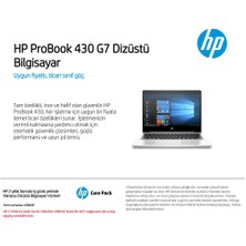 HP Probook 430 G7 Intel Core i7 10510U 8GB 256GB SSD Windows 10 PRO 13.3" FHD Taşınabilir Bilgisayar 8VT60EA