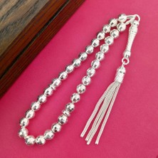 Takıhan Lazer Kesim 925 Ayar Gümüş Tesbih