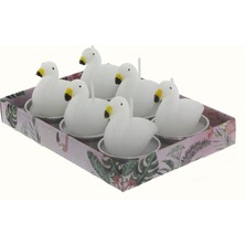 Mutlu Adım Flamingo Tealight Mum