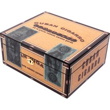 Angelo Cuban Cigarro Baskı Humidor