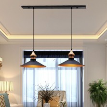 Bamyum Ikili Salon Siyah Avize