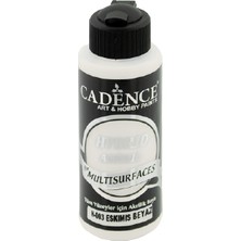 Cadence Multisurface Hibrit Akrilik Boya Eskimiş Beyaz 120 ml