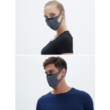 Blacskpade Yıkanabilir Yetişkin Maskesi - Antrasit - 90021