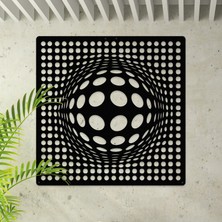 Metalium Concept Dekoratif Metal Duvar Tablosu Illüzyon Temalı ÖLÇÜ:45X45CM [1131-45x45]