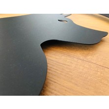 Metalium Concept Dekoratif Metal Duvar Tablosu Bozkurt Temalı ÇAP:45CM