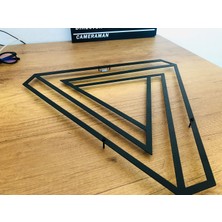 Metalium Concept Dekoratif Metal Duvar Tablosu Sonsuz Üçgen ÖLÇÜ:45X42CM