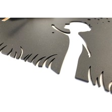 Metalium Concept Dekoratif Roma Rakamlı Metal Duvar Saati Çocuk Dekorlu ÇAP:45CM