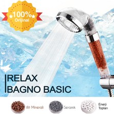 Relax Bagno %50 Su Tasarruflu Duş Başlığı - Kokulu ve Arıtmalı Banyo Duş Başlığı