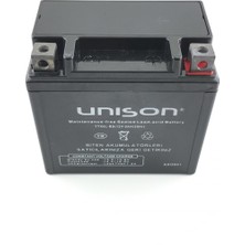 Micron 12V 5 Ah Unıson Marka  X5L Yatık Motorsiklet Aküsü