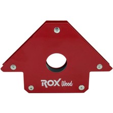 Rox Wood 0072 Manyetik Açılı Kaynak Tutucu Mıknatıs Gönye 50 Lbs