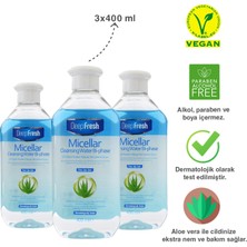 Deep Fresh Micellar Çift Fazlı Makyaj Temizleme Suyu 3 x 400 ml