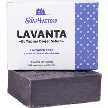 The Soap Factory Klasik Seri El Yapımı Lavanta Sabunu 110 g x 3 Adet (Toplam 330 g) - Vegan - Lüks - Bütün Cilt Tipleri İçin - Geleneksel Kaynatma Yöntemi - Üstün Cilt Bakımı - Bitkisel