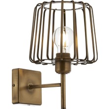 AVONNI AP-60220-1E Eskitme Kaplama Aplik E27 Metal Cam 25x18cm