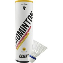 USR Flight 200 Plastik Badminton Topu Beyaz