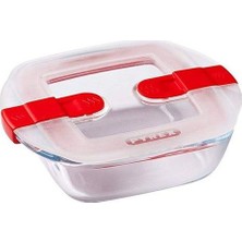 Pyrex 210PH00 7146 Kare Kapaklı Saklama Kabı 0,35 lt