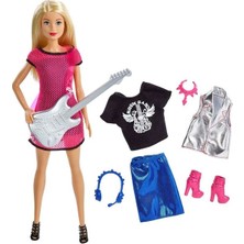 Barbie Bebek Rockstar Gitarlı