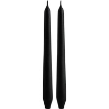 Karaca Home 2li Şamdan Mum Siyah 32CM