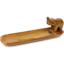 Original Boutique Şans Getiren Seramik Fil Tütsü Kayığı Tütsülük