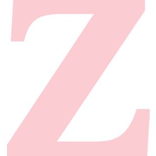Festivall Karton Harf Banner Pembe Z