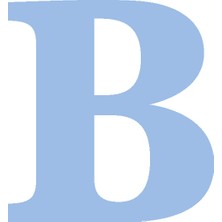 Festivall Karton Harf Banner Mavi B