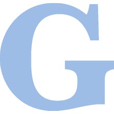 Festivall Karton Harf Banner Mavi G