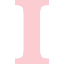 Festivall Karton Harf Banner Pembe I