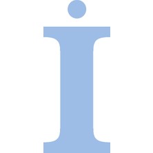 Festivall Karton Harf Banner Mavi I