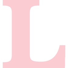 Festivall Karton Harf Banner Pembe L