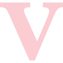 Festivall Karton Harf Banner Pembe V