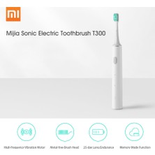 Xiaomi Mijia Sonic Elektrikli Diş Fırçası T300 USB - Beyaz (Yurt Dışından)