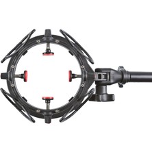 Rycote 044912 Invision Usm-Vb 55 mm ile 68 mm Mikrofonlar Için Shock-Mount