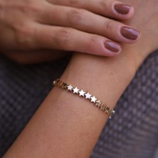 By Golden House Sıralı Yıldız Bileklik