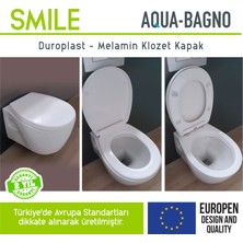 Aqua Bagno Smile Yavaş Kapanan Klozet Kapağı - Duroplast