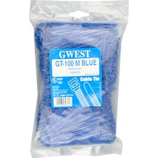 Gwest Gt 100M 100 x 2.5 mm Mavi Kablo Bağı