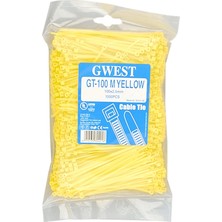 Gwest Gt 100M 100 x 2.5 mm Sarı Kablo Bağı